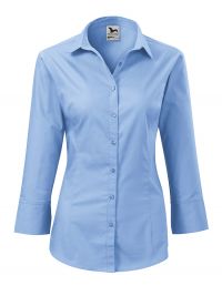 Preiswerte 3/4-Arm Bluse in Blau